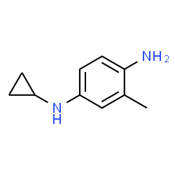 1,4-Benzenediamine,N4-cyclopropyl-2-methyl-结构式