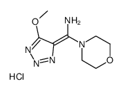 (Z)-(5-methoxytriazol-4-ylidene)-morpholin-4-ylmethanamine,hydrochloride结构式