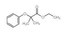 Ethyl 2-methyl-2-phenoxypropanoate structure