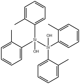 1,1,2,2-tetra(o-tolyl)-1,2-disilanediol结构式