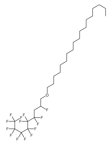 1-(2,4,4,5,5,6,6,7,7,8,8,9,9,9-tetradecafluorononoxy)octadecane Structure