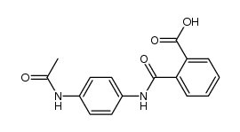 N-(4-acetylamino-phenyl)-phthalamic acid结构式