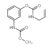 [3-(methoxycarbonylamino)phenyl] N-prop-2-enylcarbamate structure