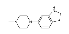 6-(4-methylpiperazin-1-yl)-2,3-dihydro-1H-indole Structure