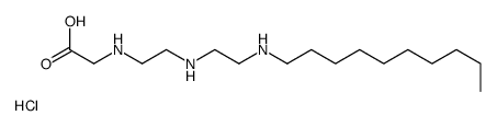 2-[2-[2-(decylamino)ethylamino]ethylamino]acetic acid,hydrochloride结构式