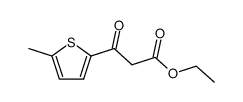 ETHYL (5-METHYL-2-THENOYL)ACETATE structure