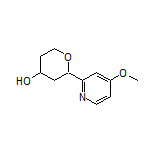 2-(4-Methoxypyridin-2-yl)tetrahydro-2H-pyran-4-ol Structure