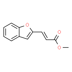 3-BENZOFURAN-2-YL-ACRYLIC ACID METHYL ESTER结构式