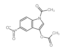 Ethanone,1-[3-(acetyloxy)-5-nitro-1H-indol-1-yl]- structure