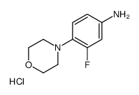 Benzenamine, 3-fluoro-4-(4-Morpholinyl)-, hydrochloride图片