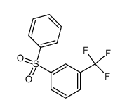 1-(trifluoromethyl)-3-(phenylsulfonyl)benzene结构式