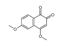 4,6-Dimethoxy-1,2-naphthalenedione Structure