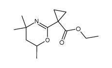 1-(4,4,6-trimethyl-5,6-dihydro-4H-[1,3]oxazin-2-yl)-cyclopropanecarboxylic acid ethyl ester picture