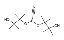 bis(2-hydroxy-1,1,2-trimethylpropyl)cyanoboronate结构式