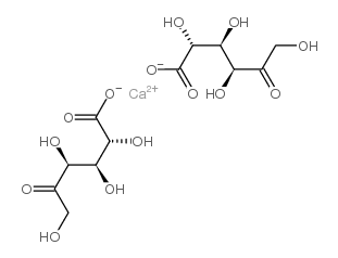 D-xylo-5-Hexulosonicacid, calcium salt (2:1)结构式