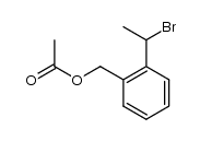 o-(α-Bromoethyl)benzylalkoholacetat结构式