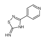 3-(4-Pyridinyl)-5-amino-[1,2,4]thiadiazole Structure