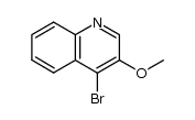 4--bromo--3--methoxyquinoline结构式