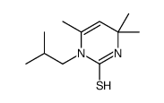 4,6,6-trimethyl-3-(2-methylpropyl)-1H-pyrimidine-2-thione Structure