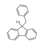 9-benzylfluorenylcesium Structure