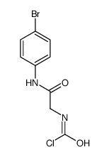 N-[2-(4-bromoanilino)-2-oxoethyl]carbamoyl chloride Structure