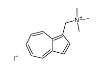 (azulene-1-ylmethyl)trimethylammonium iodide结构式