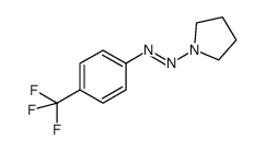 N-(4-trifluoromethylphenylazo)pyrrolidine结构式