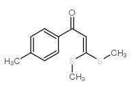 1-(4-methylphenyl)-3,3-bis(methylsulfanyl)prop-2-en-1-one Structure