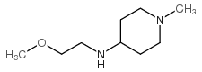 N-(2-methoxyethyl)-1-methylpiperidin-4-amine structure