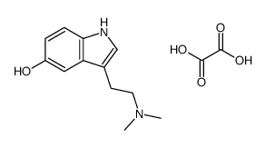 2-(5-hydroxy-1H-indol-3-yl)ethyl-dimethylazanium,2-hydroxy-2-oxoacetate Structure