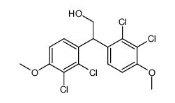 2,2-bis(2,3-dichloro-4-methoxyphenyl)ethan-1-ol结构式