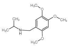 N-[(2,4,5-trimethoxyphenyl)methyl]propan-2-amine structure