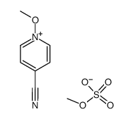 4-cyano-1-methoxypyridin-1-ium methyl sulfate结构式