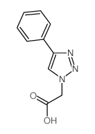 (4-Phenyl-[1,2,3]triazol-1-yl)-acetic acid Structure