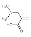 2-Propenoic acid,2-[(dimethylamino)methyl]- Structure