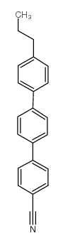 4-氰基-4''-丙基-p-三联苯结构式