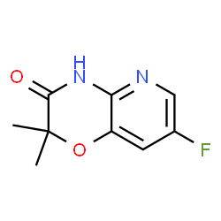 2H-Pyrido[3,2-b]-1,4-oxazin-3(4H)-one,7-fluoro-2,2-dimethyl-(9CI) structure