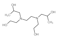 1-[2-hydroxyethyl-[2-(2-hydroxyethyl-(2-hydroxypropyl)amino)ethyl]amino]propan-2-ol结构式