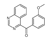 (3-methoxyphenyl)-quinazolin-4-ylmethanone结构式