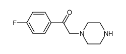 1-(4-fluorophenyl)-2-(piperazin-1-yl)ethanone结构式