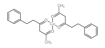 copper; 6-phenylhexane-2,4-dione Structure