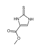 1H-IMIDAZOLE-4-CARBOXYLIC ACID, 2,3-DIHYDRO-2-THIOXO-, METHYL ESTER Structure