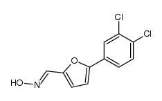 5-(3,4-Dichlorphenyl)-2-furaldehydoxim结构式