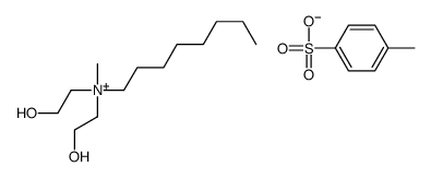 bis(2-hydroxyethyl)methyloctylammonium toluene-p-sulphonate Structure