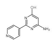 2-(4-吡啶基)-4-氨基-6-羟基嘧啶结构式