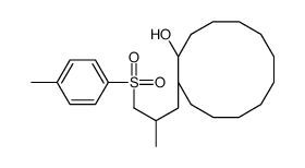 1-[2-methyl-3-(4-methylphenyl)sulfonylpropyl]cyclododecan-1-ol Structure