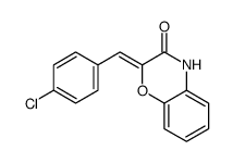 2-[(4-chlorophenyl)methylidene]-4H-1,4-benzoxazin-3-one Structure