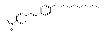 1-[2-(4-decoxyphenyl)ethenyl]-4-nitrobenzene结构式