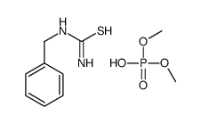 benzylthiourea,dimethyl hydrogen phosphate结构式