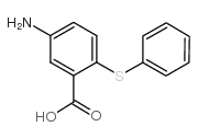 5-amino-2-phenylsulfanylbenzoic acid structure